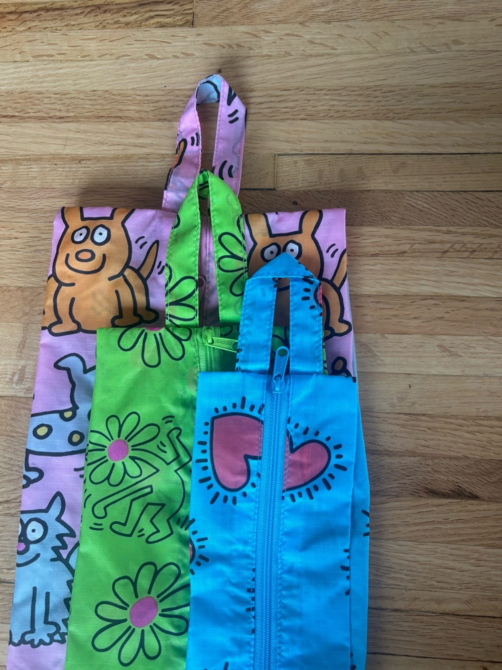 Keith Haring Baggu 3D Zip Set
